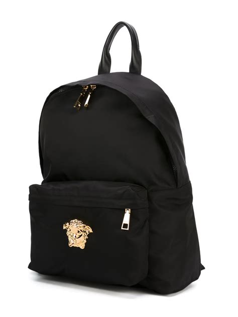 versace backpack black